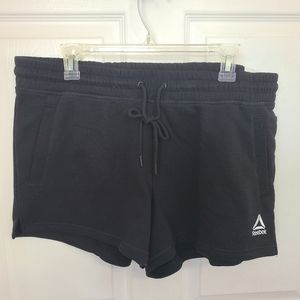 Reebok Woman's Workout Sports Relaxed Shorts, Size: XL Color: Black